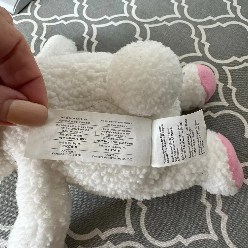 Disney Winnie The Pooh Bean Bag Plush Bunny Outfit New With Tags Collectible